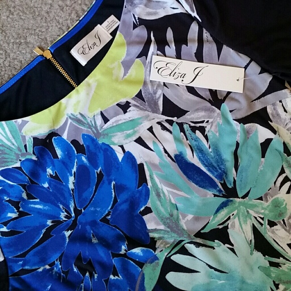 ELIZA J Floral Printed Shift Dress - Picture 5 of 6